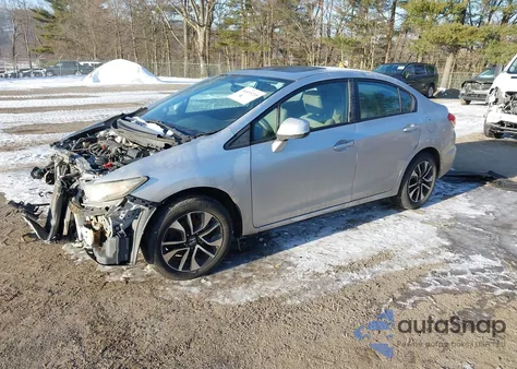 2013 Honda Civic Ex из США, поврежденный, VIN 19XFB2F89DE023965